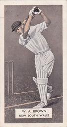 1934 Carreras A Series Of 50 Cricketers #21 Bill Brown Front