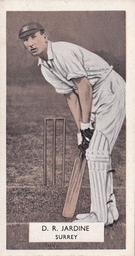 1934 Carreras A Series Of 50 Cricketers #23 Douglas Jardine Front