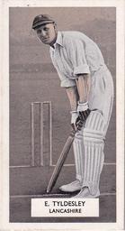 1934 Carreras A Series Of 50 Cricketers #32 Ernest Tyldesley Front