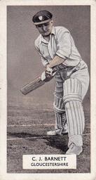 1934 Carreras A Series Of 50 Cricketers #48 Charlie Barnett Front