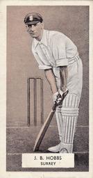 1934 Carreras A Series Of 50 Cricketers #49 Jack Hobbs Front