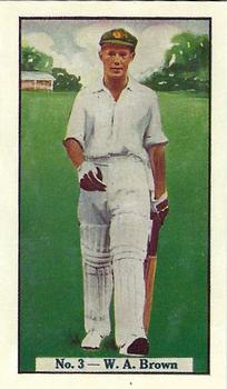 1938 Allen's Test Cricketers #3 Bill Brown Front