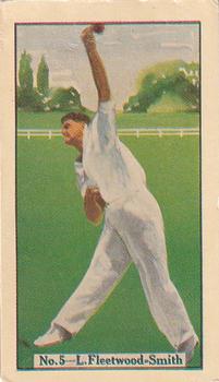 1938 Allen's Test Cricketers #5 Chuck Fleetwood-Smith Front