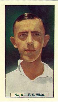 1938 Allen's Test Cricketers #6 Ted White Front