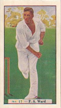 1938 Allen's Test Cricketers #17 Frank Ward Front