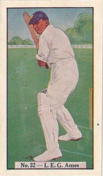 1938 Allen's Test Cricketers #32 Leslie Ames Front
