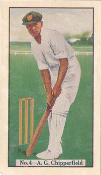 1938 Allen's Test Cricketers #4 Arthur Chipperfield Front
