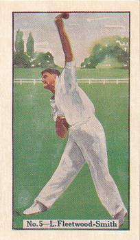 1938 Allen's Test Cricketers #5 Chuck Fleetwood-Smith Front