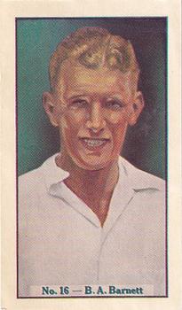 1938 Allen's Test Cricketers #16 Ben Barnett Front