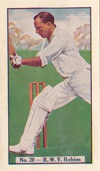 1938 Allen's Test Cricketers #29 Walter Robins Front