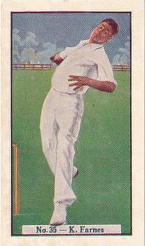 1938 Allen's Test Cricketers #35 Ken Farnes Front