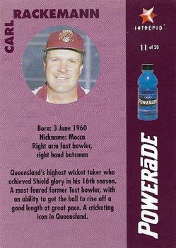 1995-96 Intrepid Shield Legends Queensland Bulls #11 Carl Rackemann Back