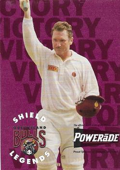 1995-96 Intrepid Shield Legends Queensland Bulls #20 Allan Border Front