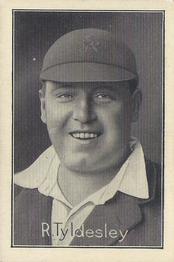 1926 Amalgamated Press Famous Test Match Cricketers #32 Richard Tyldesley Front