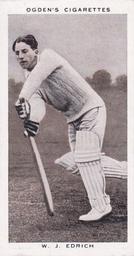 1938 Ogden's Prominent Cricketers #7 Bill Edrich Front
