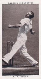 1938 Ogden's Prominent Cricketers #12 Alf Gover Front