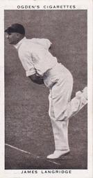 1938 Ogden's Prominent Cricketers #16 James Langridge Front