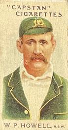 1907 Wills's Capstan Cigarettes Prominent Australian and English Cricketers #3 William Howell Front