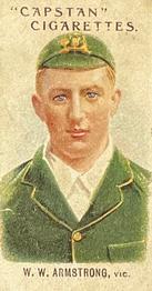 1907 Wills's Capstan Cigarettes Prominent Australian and English Cricketers #5 Warwick Armstrong Front