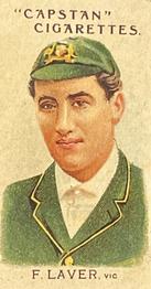 1907 Wills's Capstan Cigarettes Prominent Australian and English Cricketers #6 Frank Laver Front