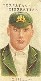 1907 Wills's Capstan Cigarettes Prominent Australian and English Cricketers #10 Clem Hill Front