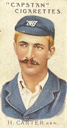 1907 Wills's Capstan Cigarettes Prominent Australian and English Cricketers #17 Hanson Carter Front