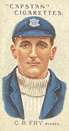 1907 Wills's Capstan Cigarettes Prominent Australian and English Cricketers #32 Charles Fry Front