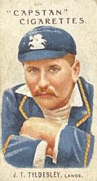 1907 Wills's Capstan Cigarettes Prominent Australian and English Cricketers #43 John Tyldesley Front