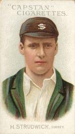 1907 Wills's Capstan Cigarettes Prominent Australian and English Cricketers #52 Herbert Strudwick Front