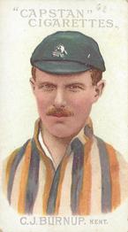 1907 Wills's Capstan Cigarettes Prominent Australian and English Cricketers #62 Cuthbert Burnup Front