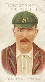 1907 Wills's Capstan Cigarettes Prominent Australian and English Cricketers #64 John Gunn Front