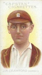 1907 Wills's Capstan Cigarettes Prominent Australian and English Cricketers #70 Jack Crawford Front