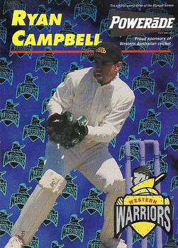 1996-97 Western Warriors Cricket #NNO Ryan Campbell Front