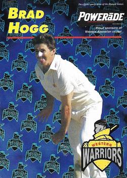 1996-97 Western Warriors Cricket #NNO Brad Hogg Front
