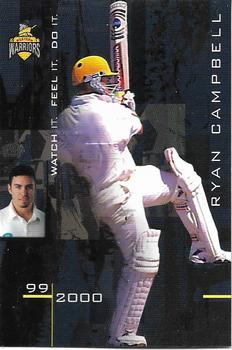 1999-00 Western Warriors Cricket #NNO Ryan Campbell Front