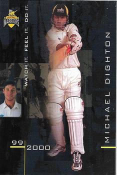 1999-00 Western Warriors Cricket #NNO Michael Dighton Front