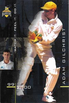 1999-00 Western Warriors Cricket #NNO Adam Gilchrist Front