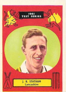 1961 A&BC Cricket 1961 Test Series (Standard Border) #2 Brian Statham Front
