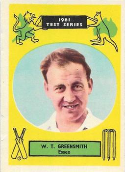 1961 A&BC Cricket 1961 Test Series (Standard Border) #3 Bill Greensmith Front