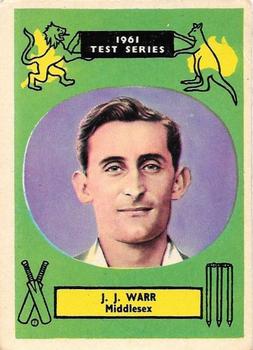 1961 A&BC Cricket 1961 Test Series (Standard Border) #9 John Warr Front