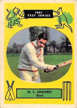 1961 A&BC Cricket 1961 Test Series (Standard Border) #13 Colin Cowdrey Front