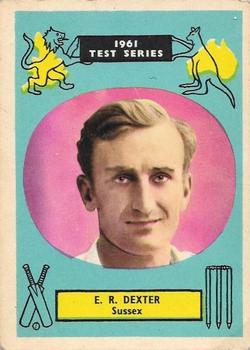1961 A&BC Cricket 1961 Test Series (Standard Border) #18 Ted Dexter Front
