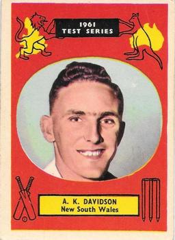 1961 A&BC Cricket 1961 Test Series (Standard Border) #37 Alan Davidson Front