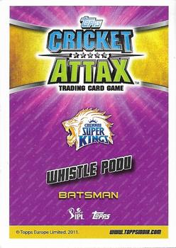 2015-16 Topps Cricket Attax IPL #1 Dwayne Smith Back