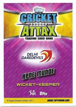 2015-16 Topps Cricket Attax IPL #29 Quinton de Kock Back