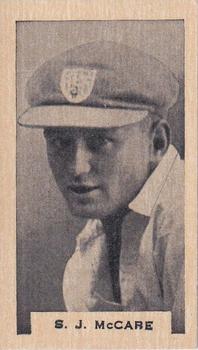 1932 Godfrey Phillips Test Cricketers #22 Stan McCabe Front