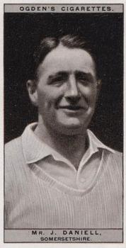1926 Ogden's Cricket #9 John Daniell Front