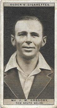 1926 Ogden's Cricket #19 Jack Gregory Front