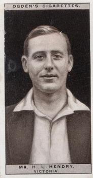 1926 Ogden's Cricket #23 Hunter Hendry Front