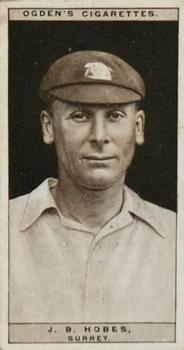 1926 Ogden's Cricket #24 Jack Hobbs Front
